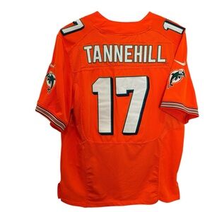 Miami Dolphins Ryan Tannehill #17 Nike On Field NFL Jersey Men's Size 48 Orange